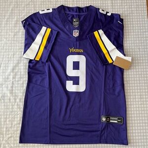 Vikings FUSE Purple Sewn Stitched Jersey #9